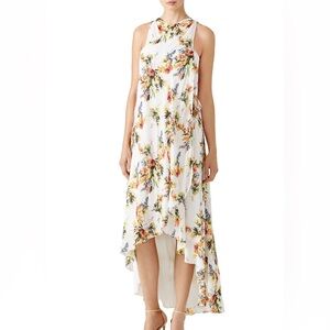 Haute Hippie Floral Jane High Low Maxi size 2